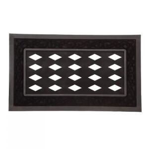 Black Scroll Sassafras Floor Mat Rubber Tray 18"x30" - Fits Sassafras Inserts 10"x22"