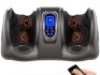 Therapeutic Foot Massager w/ High Intensity Rollers, Remote, 3 Modes, Gray