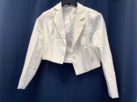 Womens Cropped Blazer, Size S