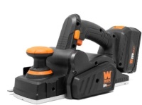 WEN 20653 20V Max Brushless Cordless 3-1/4-Inch Hand Planer with 4.0 Ah Lithium-Ion Battery and Charger
