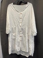 Womens Button Down Dress, Size Unknown