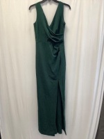 Womens Cross Front Maxi Dress, Size S