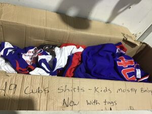 Lot of Chicago Cubs Kids/Infant Shirts