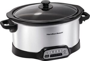 6-Quart Stainless Slow Cooker - Hamilton Beach