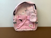 MyGreen Girls Backpack W/ Coin Purse, Pink, 11" x 13", New