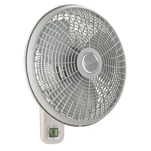 16 in 3-Speed Oscillating Wall Mount Fan with Remote Control