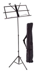 Adjustable Folding Music Stand with Carry Bag