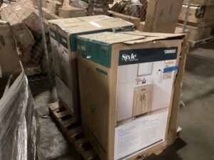 Pallet of Uninspected Bathroom Vanities