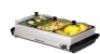Elite Gourmet Platinum EWM-6171 Maxi-Matic 7.5 Quart Triple Buffet&nbsp;Food Warmer, Slotted Lids, Stainless Steel - Appears New&nbsp;