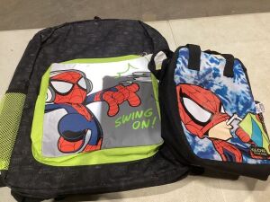 Yoobi x Marvel Spiderman Backpack and Lunch Bag