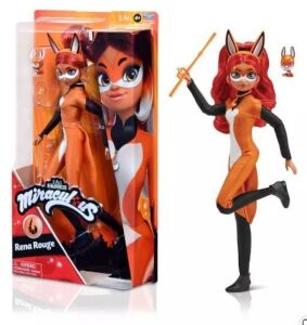 Lot of (2) 10.5" Miraculous Rena Rouge Fashion Doll