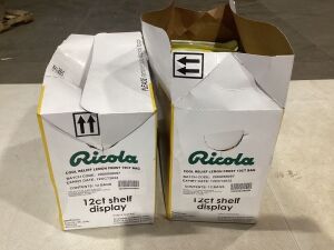 Lot of (2) 12-Count Cases of Ricola Cool Relief - Lemon Frost