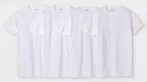 Goodfellow & Co 4-Pack Men's Short Sleeve Crew-Neck T-Shirt