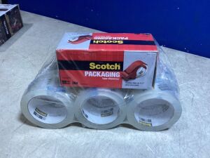 Scotch Packaging Tape Dispenser & Tape Rolls 