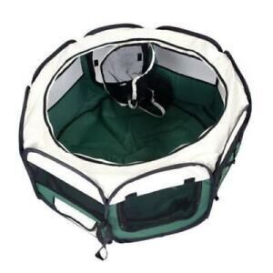 Portable Pet Playpen - Green