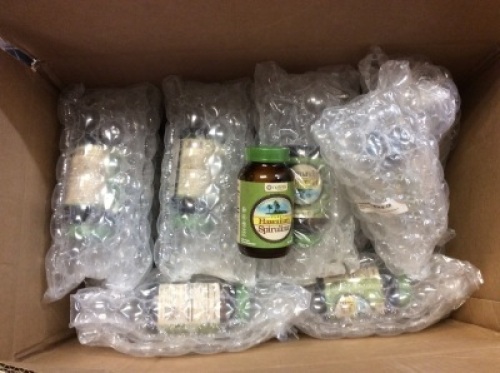 Case of (36)&nbsp;400 ct Bottle Pure Hawaiian Spirulina Superfood Supplement&nbsp;500 mg - New&nbsp;&nbsp;
