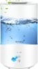 Homasy 4L Cool Mist&nbsp;Top-Filling Essential Oil Diffuser Humidifier with Touch Screen, White - Appears New&nbsp;