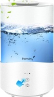 Homasy 4L Cool Mist&nbsp;Top-Filling Essential Oil Diffuser Humidifier with Touch Screen, White - Appears New&nbsp;
