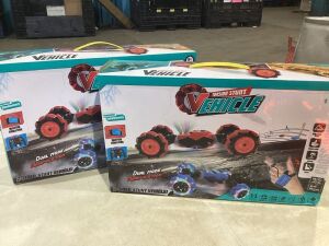 Lot of (2) Torsion Stunt Vehicle Sets