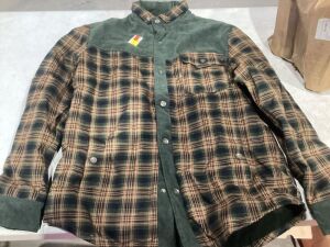 Green Plaid Jacket - Size XL