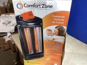 Comfort Zone 1500-Watt Electric Quartz Infrared Radiant Tower Heater