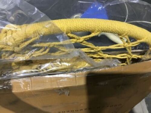 Yellow Hanging Rope&nbsp;Chair&nbsp;