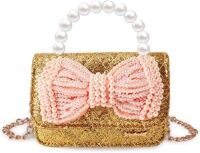 Funkeet Little Girls Purses Mini Kids Baby Handbags Small Toddler Shoulder Crossbody Bag