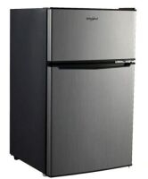 Whirlpool 3.1 cu. ft. Mini Fridge with Dual Door True Freezer - Small Dent in Door&nbsp;