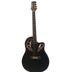 41" Cutaway Spruce Panel Ballad Acoustic Guitar - Black