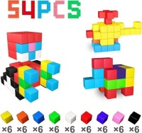 54 Pcs&nbsp;Large Magnetic Building Blocks
