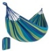 Lot of 2 Brazilian Style Hammocks, Rainbow, Blue