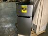 Magic Chef 4.5 cu. ft. 2 Door Mini Fridge in Stainless Look with Freezer - Small Scratches/Dents on Sides
