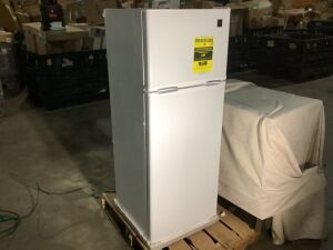 RCA Dual Door Mini Fridge - Small Dents on Back 