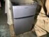 Whirlpool&nbsp;3.1 cu. ft. Mini Fridge in Stainless Steel with Dual Door True Freezer - Dented