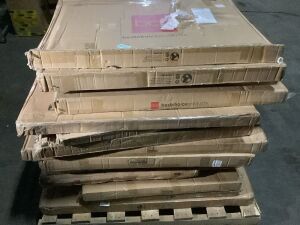 Lot of (16) Fireplace Screens - Various Sizes/Finishes