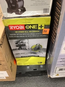 Ryobi One+ 18v Hybrid 18 in Air Cannon