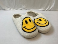 Smiley Face Slippers, Size Womens 11