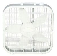 Lasko&nbsp;Save-Smart Energy Efficient 20 in. 3 Speed White Box Fan with Built-In Carry Handle