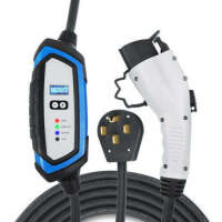 (EU) Lectron NEMA 14-50 Level 2 EV Charger - 240V 32 Amp with 21ft Extension Cord & J1772 Cable