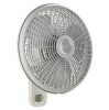 Lasko 16 in. 3-Speed Oscillating Wall Mount Fan with Remote Control