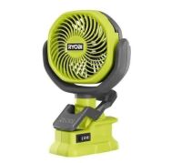 RYOBI&nbsp;ONE+ 18V Cordless 4 in. Clamp Fan (Tool Only)
