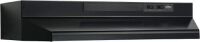 Broan-NuTone 30-inch Under-Cabinet 4-Way Convertible Range Hood with 2-Speed Exhaust Fan and Light, Black&nbsp;