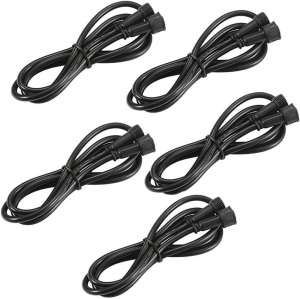 Pack of 5, FVTLED 1m 3.28ft 2Pin Extension Cable Wire