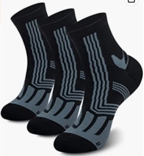 Men & Women Quarter Athletic Running Socks, XL