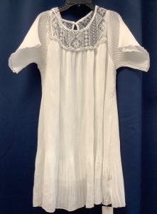 Womens Short Sleeve Dress, XL