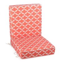 Coral Coast Lakeside Hinged Outdoor Seat Cushion