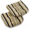 Set of (2) Blazing Needles Reo Striped U-Shaped Outdoor Chair Cushion