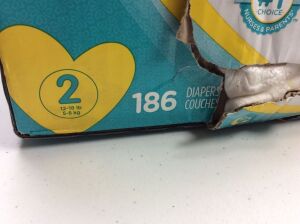 Diapers Size 2, 186 Count - Pampers Swaddlers Disposable Baby Diapers, ONE MONTH SUPPLY. NEW