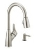 Single Handle Pull-Down Kitchen Faucet, Stainless Steel Finish
