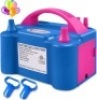 600W&nbsp;Portable Dual Nozzle Electric Balloon Inflator w/ Assorted Balloons
